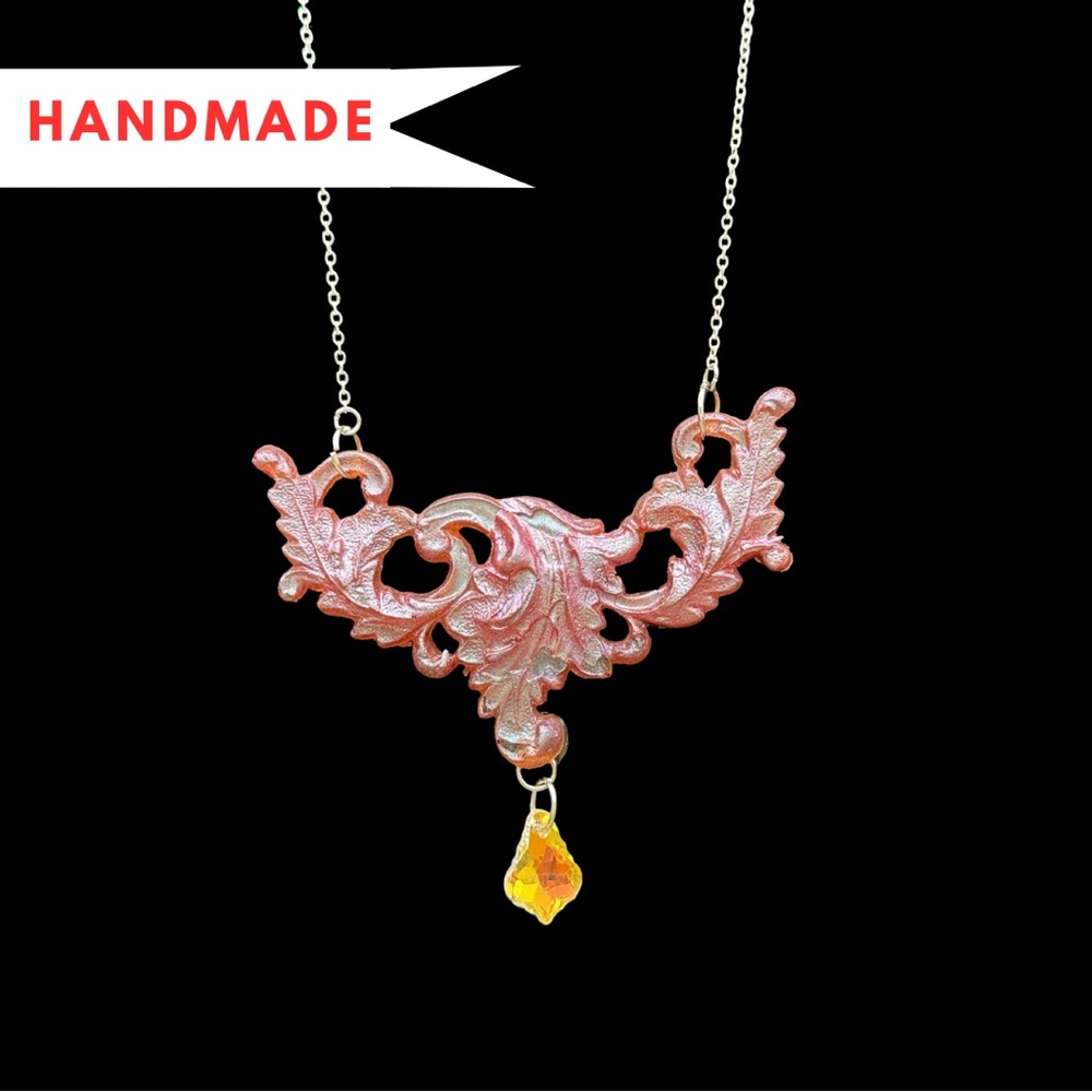 Vampire Iridescent Gemstone Necklace